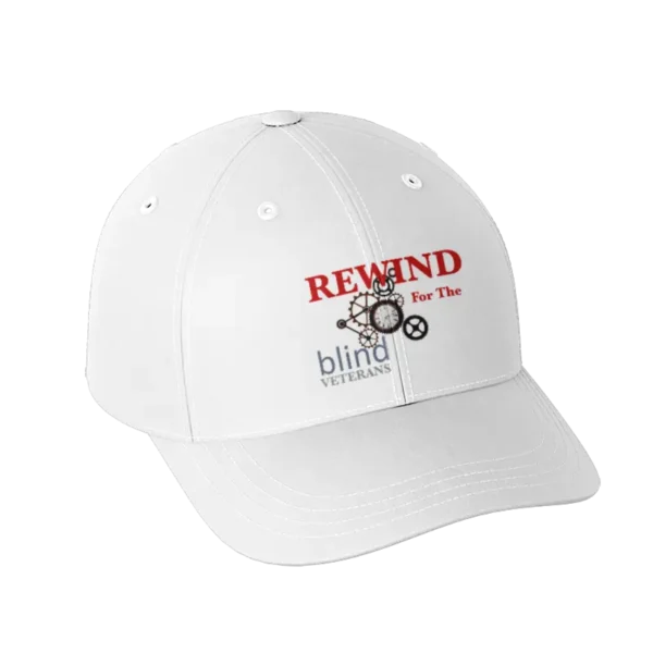 Rewind for the Blind White Baseball Cap