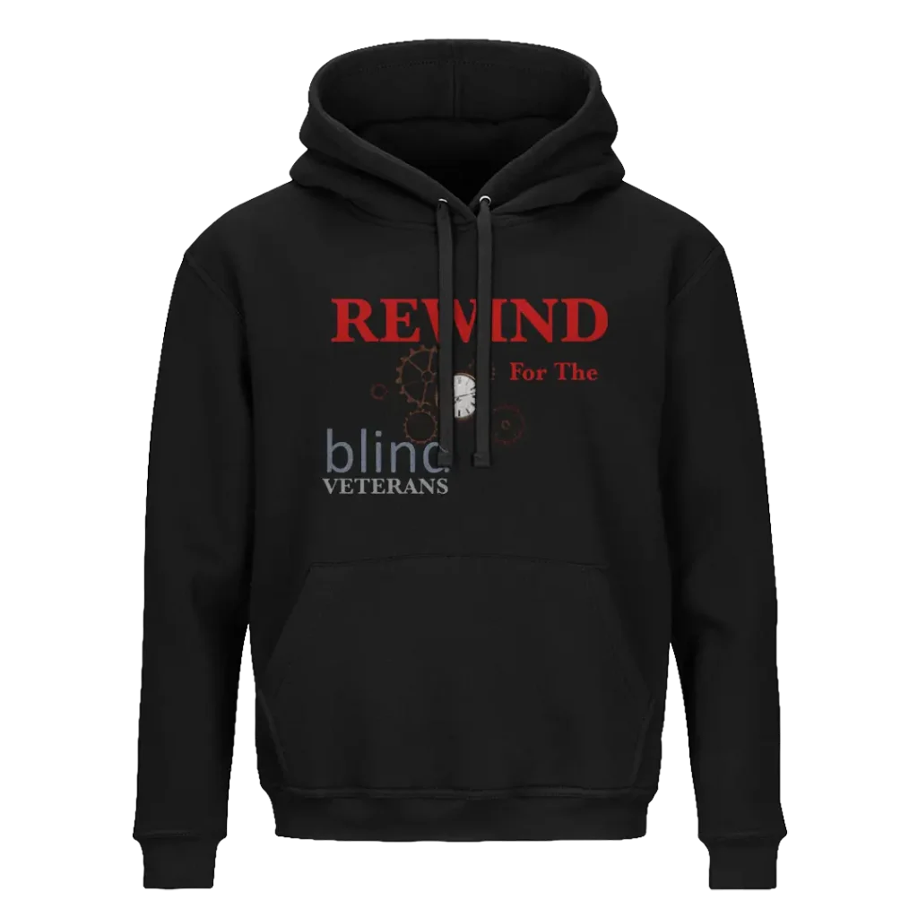 Rewind for the Blind black hoodie